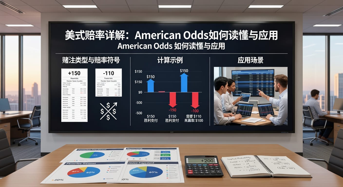 美式赔率 american odds 计算与换算全解